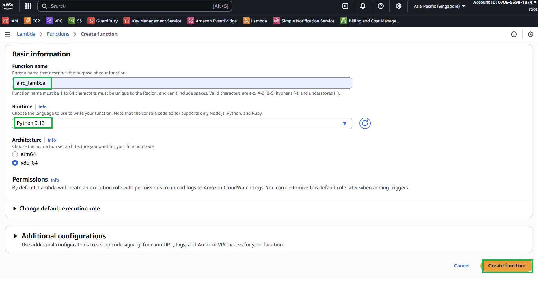 Amazon Lambda :: AWS System Manager