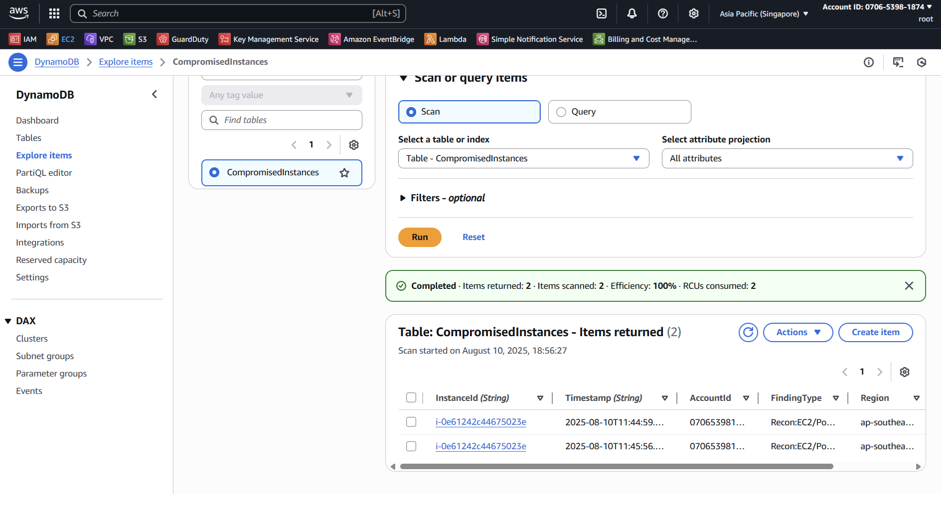 Kết quả đạt được :: AWS System Manager